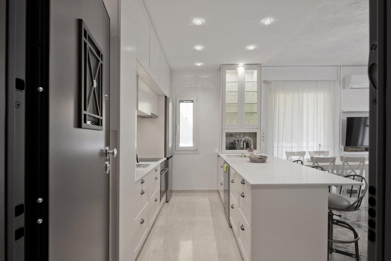 Belva Blue Apartment Athena Bagian luar foto